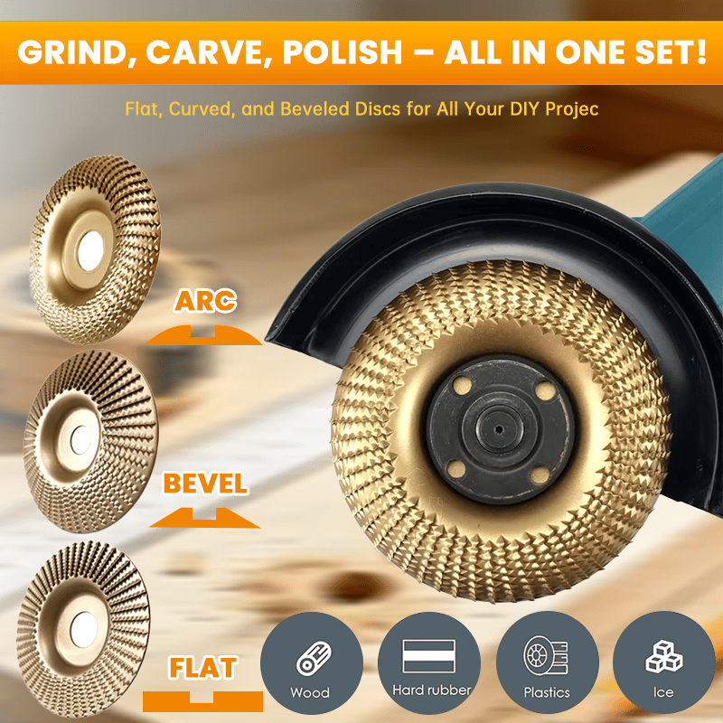 🏆LAST DAY Buy 1 Get 1 Free!!🔥Wood Carving Sanding Discs 🛠️Durable & Precision-Grit • Safe, Long-Lasting 🔒