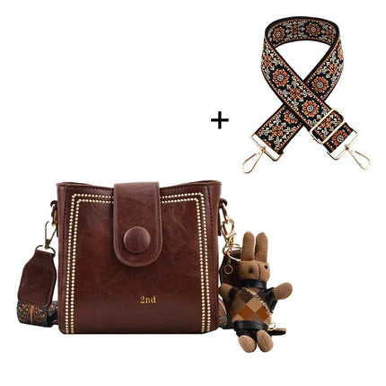 👜Vintage Fashion Bag with Adjustable Wider Shoulder Strap