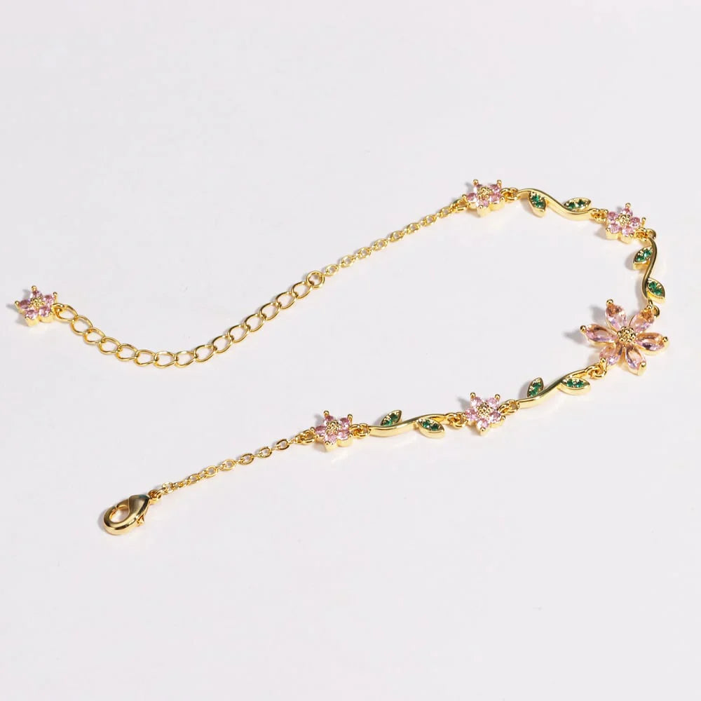 🔥2026 NEW ARRIVAL🔥 -Flower Bracelet（Perfect jewelry and gifts）