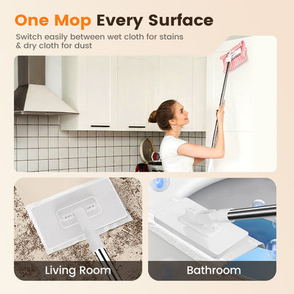 💥 Last day! 49% Off 💥Disposable Dust Mop with 4 Reusable Cloths