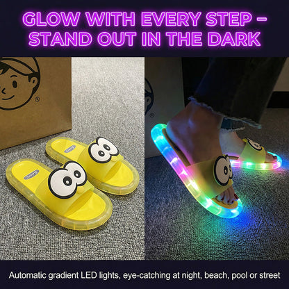 💥New arrival 60% OFF!⛱️👣Cute slippers with cartoon motifs that glow