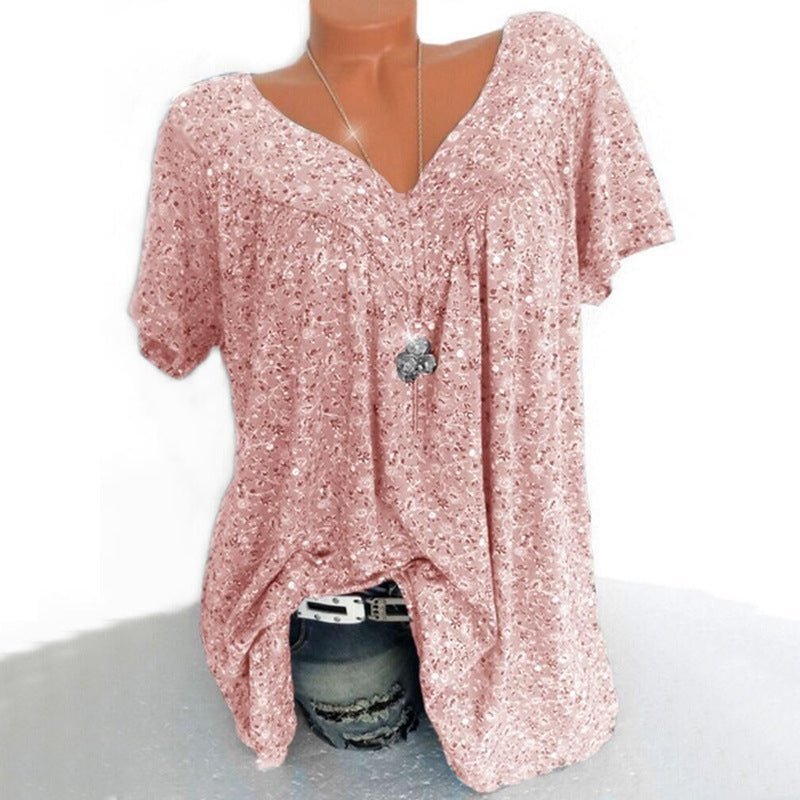 🍃Spring fashion print short sleeve