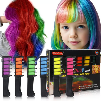 🎅Christmas Pre-sale-50% OFF✨Temporary Hair Dye Chalk Comb- Cruelty Free