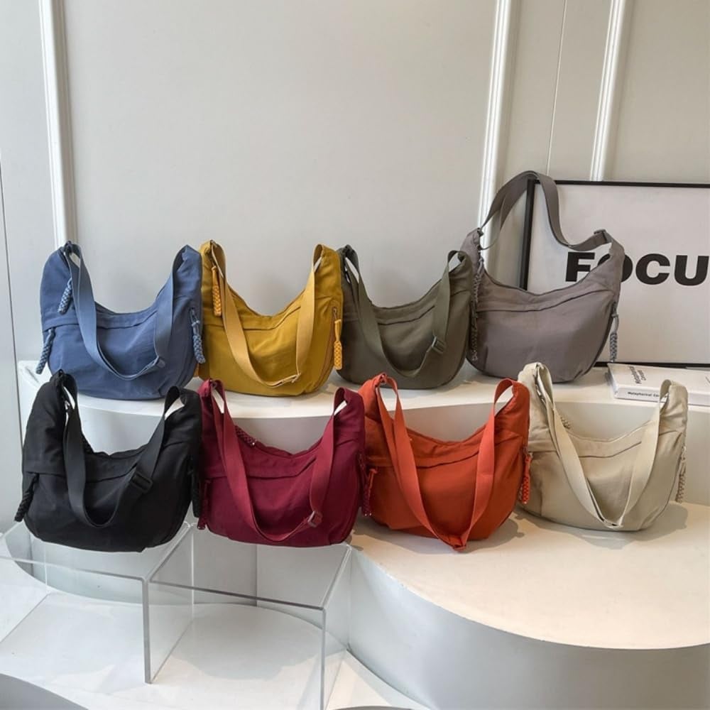 🎉Limited Offer--50% OFF😍Designer Direct Sales👜Women's Fashion Plain Colour Crossbody Hobo Bag