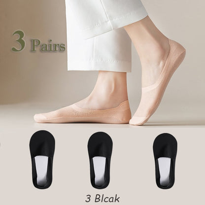 🔥Big Sales now - 49% OFF🔥Invisible Non-slip Ice Silk Socks