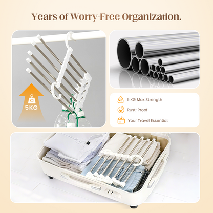 (💗Special Offer Now) Household Multifunctional Telescopic Folding Multi-layer Pants Storage Rack