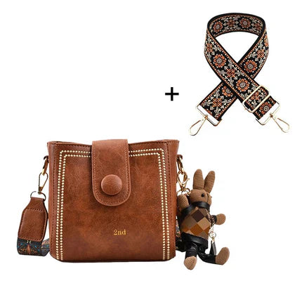 👜Vintage Fashion Bag with Adjustable Wider Shoulder Strap