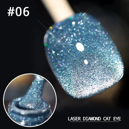 💅Laser Diamond Cat Eye Nail Polish💎