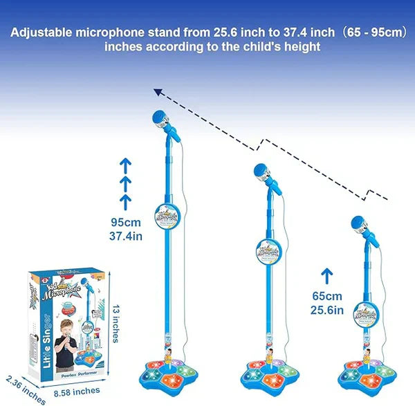🎤Microphone Toy, Karaoke Machine Toy with Light✨