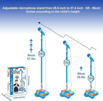 🎤Microphone Toy, Karaoke Machine Toy with Light✨
