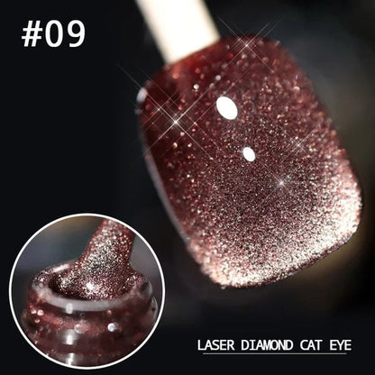 💅Laser Diamond Cat Eye Nail Polish💎