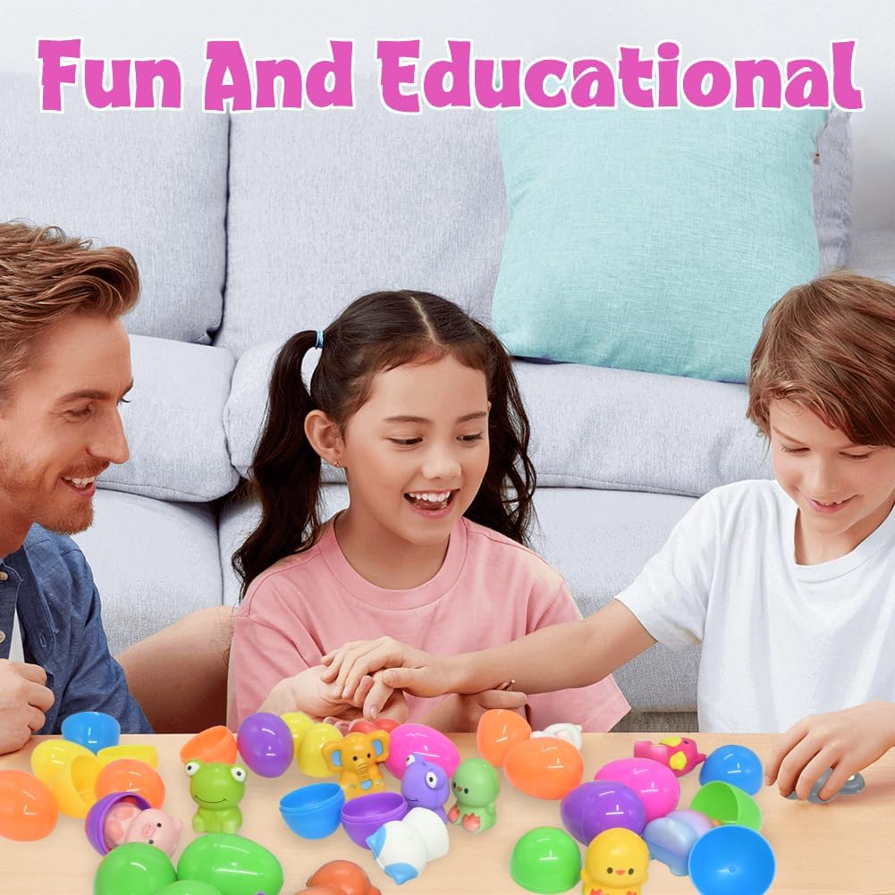 🔥Last Day Special Price ￡11.99!!⚡50K+ SOLD🎁12/24PCS Easter Eggs Prefilled Slow Rising Squishy Toys
