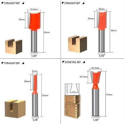 8mm Router Bit Set