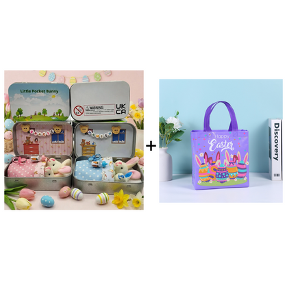 🎉Easter Best Gift 49% OFF🎁🐇Bunny Mummy Tiny Plush Pocket Tin