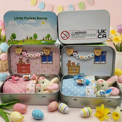 🎉Easter Best Gift 49% OFF🎁🐇Bunny Mummy Tiny Plush Pocket Tin