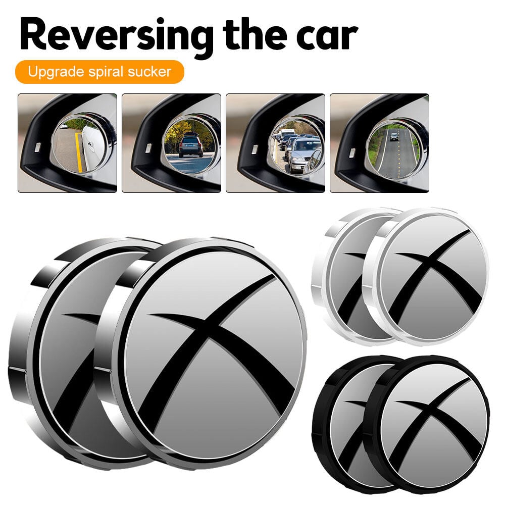 🚨 360° Adjustable Blind Spot Mirror – Wide-Angle Convex Rearview Mirror for Cars, SUVs, Trucks & Vans | Drive With More Confidence