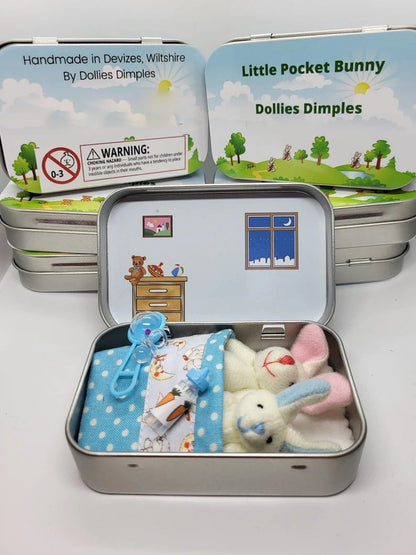 🎉Easter Best Gift 49% OFF🎁🐇Bunny Mummy Tiny Plush Pocket Tin
