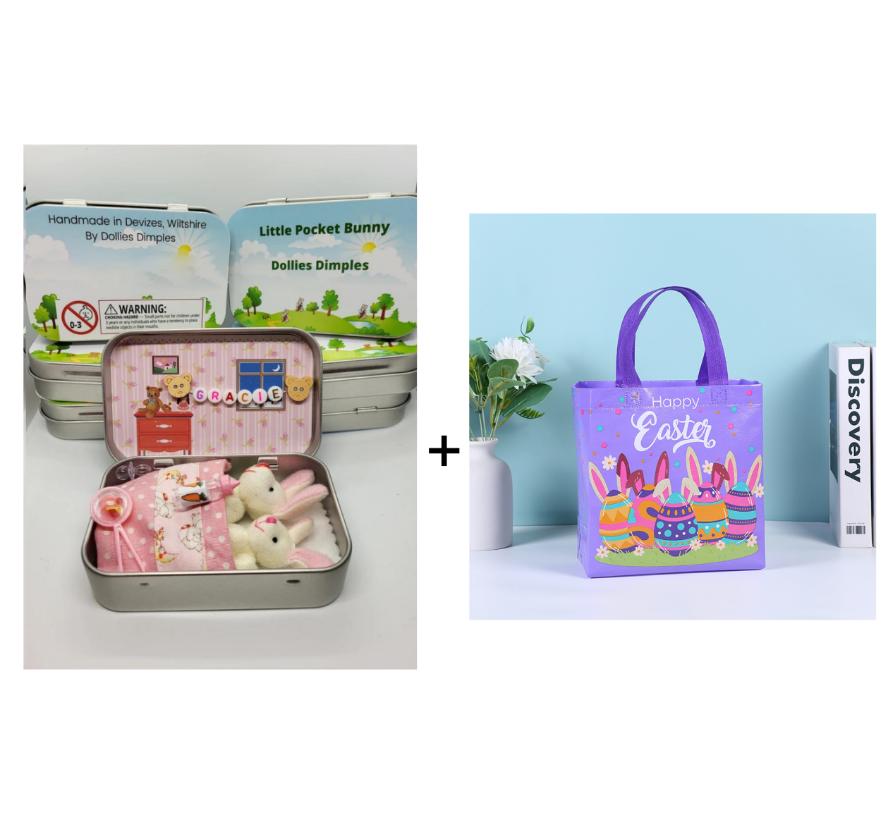 🎉Easter Best Gift 49% OFF🎁🐇Bunny Mummy Tiny Plush Pocket Tin