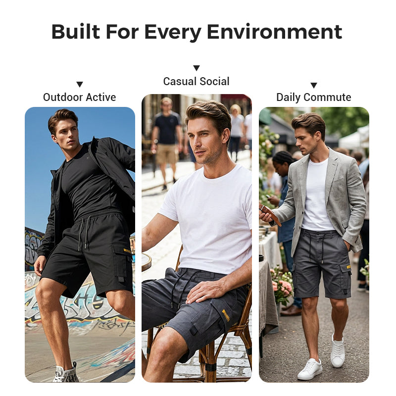 🥳2026 HOT SALE🥳💞50K+ SOLD!👴🩳 50% OFF! Men's Cargo Shorts with Drawstring – Easy pull-on, multi-pockets. Lightweight & comfy. Perfect for walks or gardening. 🛡️🌿