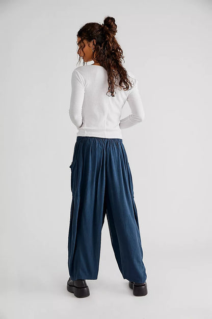 👖Women's Linen Casual Wide Leg Pants