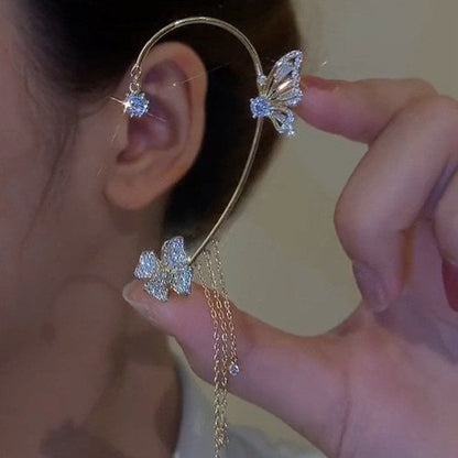 🔥While Supplies Last 40% OFF!🦋Butterfly Flowers Tassel Earrings🎀