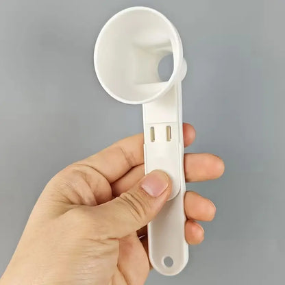 Multifunctional Protein Powder Scoop with Funnel