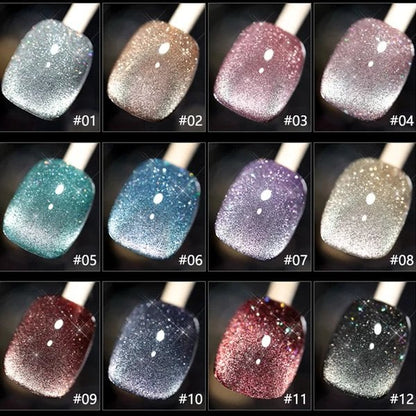 💅Laser Diamond Cat Eye Nail Polish💎