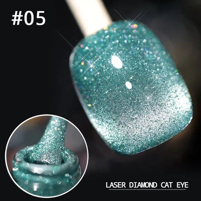 💅Laser Diamond Cat Eye Nail Polish💎