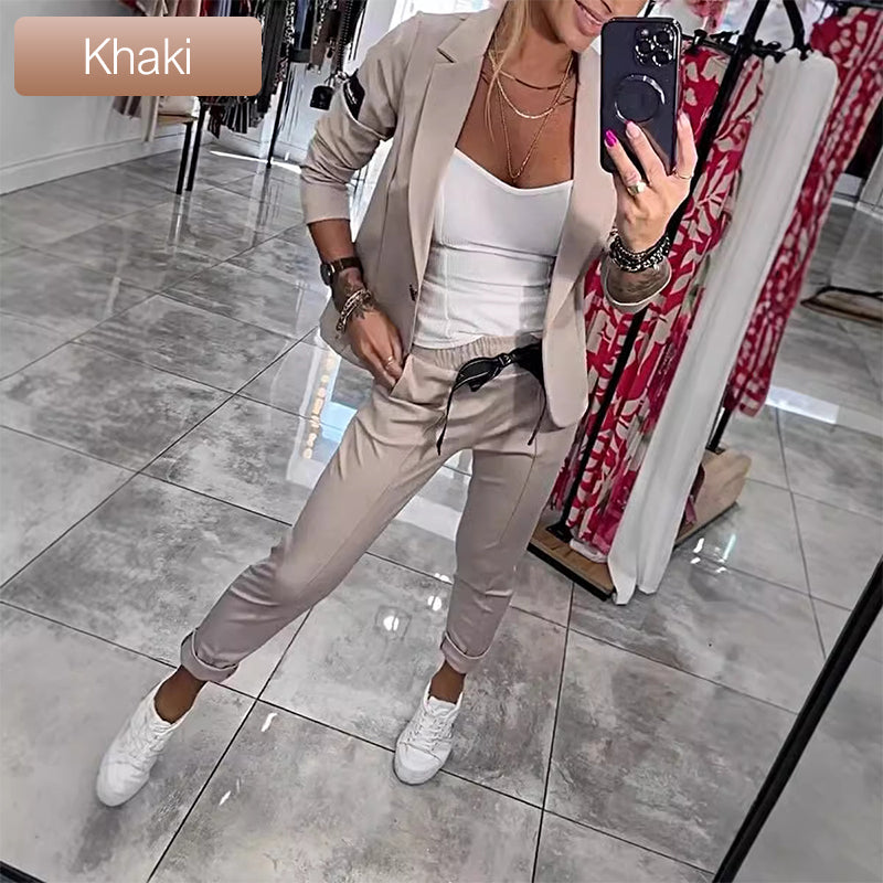 💥Hot Sales-49% OFF🔥Women's Casual Suit Jacket Pants 2-Piece Set