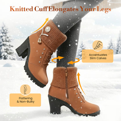 🚀Women's Thick Warm Chunky Heel Boots👢