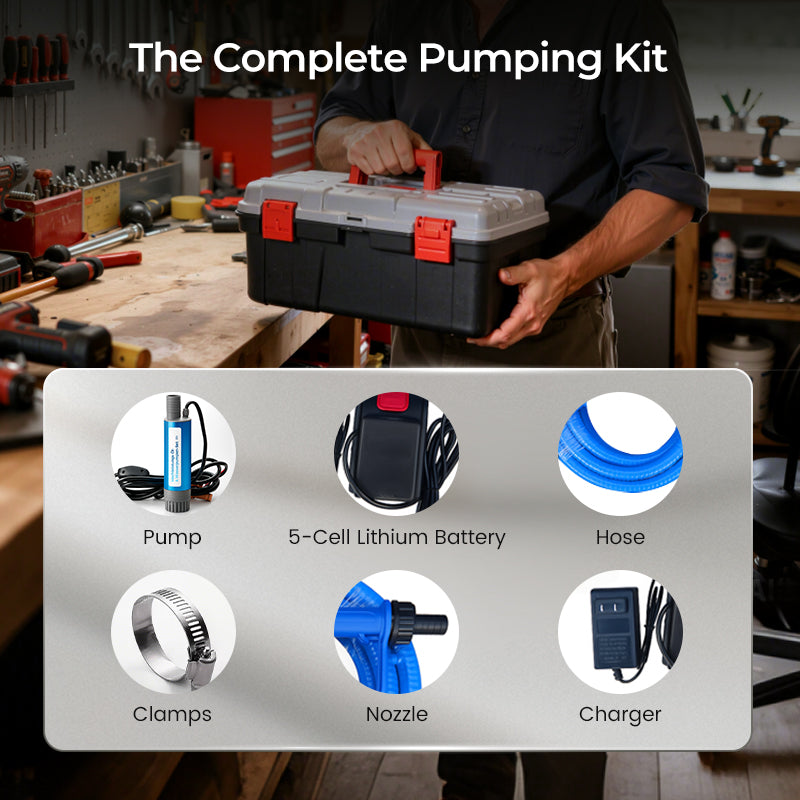 💥High-Power Oil & Water Pump Set