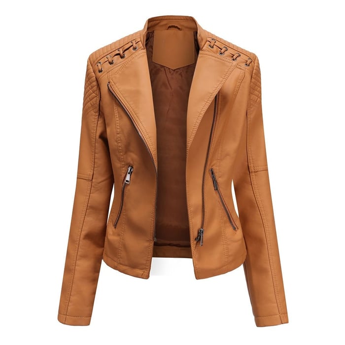 🎁Big sale 2025🎁💥 Washed Leather Jacket