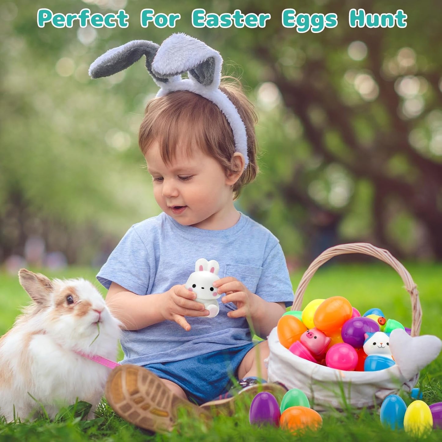 🔥Last Day Special Price ￡11.99!!⚡50K+ SOLD🎁12/24PCS Easter Eggs Prefilled Slow Rising Squishy Toys
