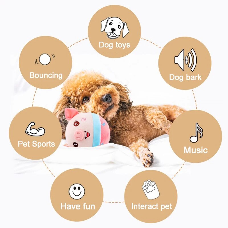 🐶 Active Moving Pet Plush Toy – Shake, Chase & Play! 🧸