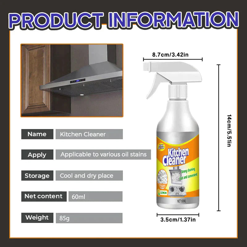 💥NEW HOT SALE🔥 49% OFF - 🏠Multifunctional Kitchen Foam Cleaner