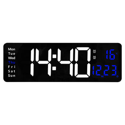 🕐💡49% OFF! ⌚16" Large Digital Clock with Temperature, Date, Auto DST, Night Light, Auto Brightness Dimmer – Smart Display for Every Room