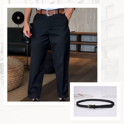 🍃Women's High Waist Casual Straight Blazer Pants