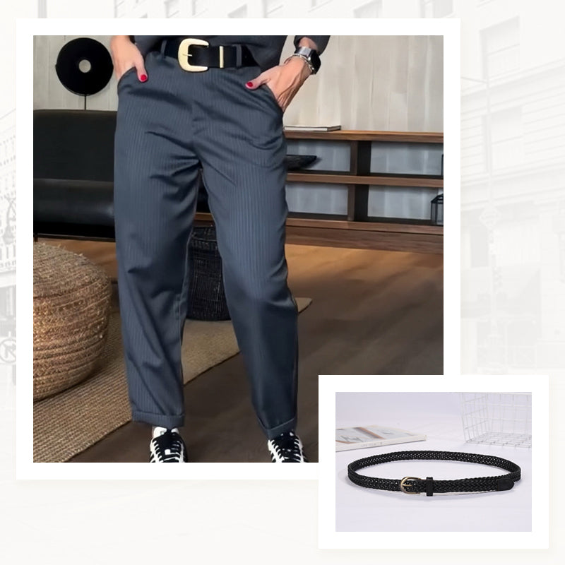 🍃Women's High Waist Casual Straight Blazer Pants