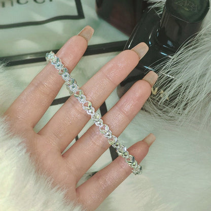🍀Elegant Sparkling Lucky Clover Bracelet✨