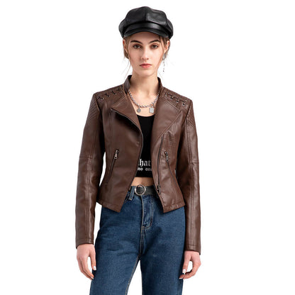 🎁Big sale 2025🎁💥 Washed Leather Jacket