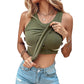 🔥Summer Hot Sale 49% OFF💥Women's Ribbed Tank Top with Shelf Bra