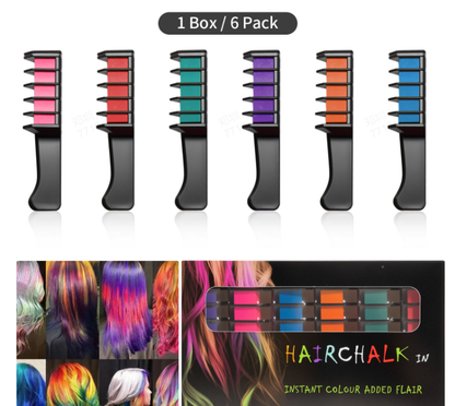 🎅Christmas Pre-sale-50% OFF✨Temporary Hair Dye Chalk Comb- Cruelty Free