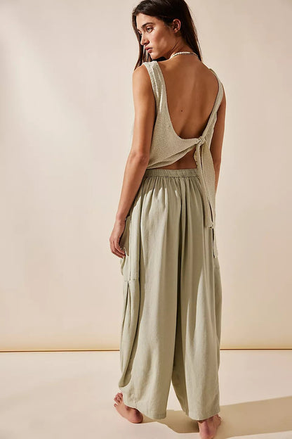 👖Women's Linen Casual Wide Leg Pants