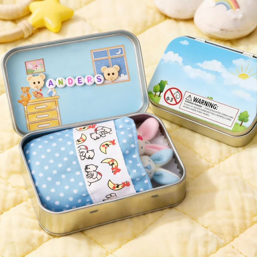 🎉Easter Best Gift 49% OFF🎁🐇Bunny Mummy Tiny Plush Pocket Tin