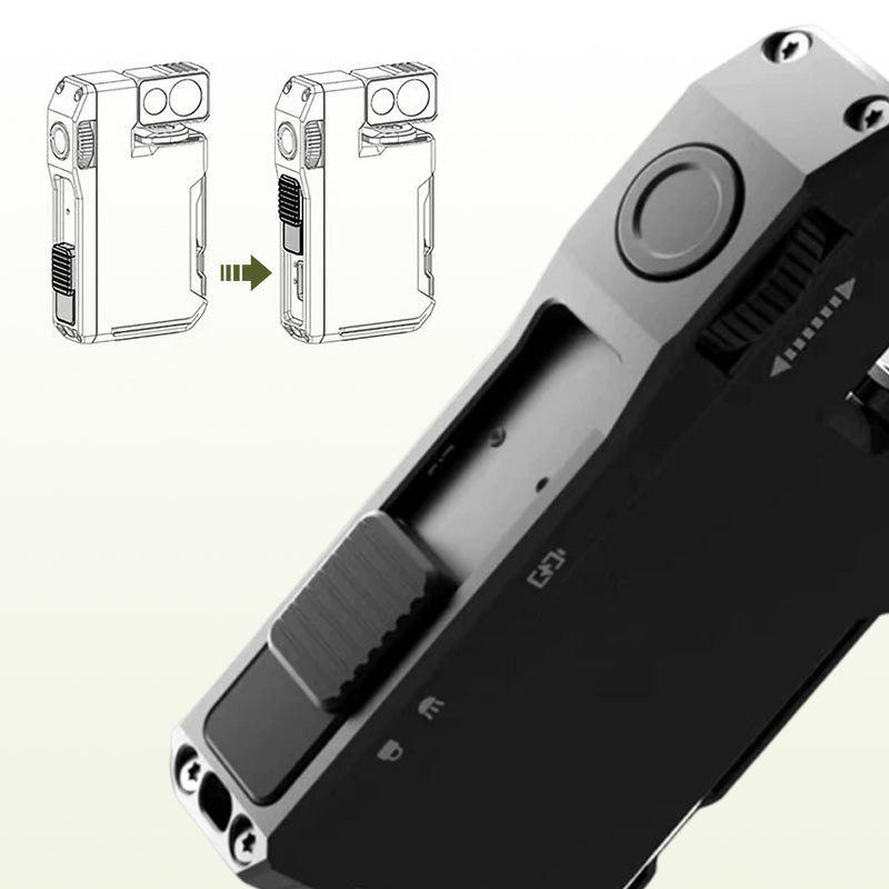 🔦✨G5 EDC Mini Flashlight with Rotating Head - Intelligent Adaptive Lighting for Ultimate Adventures 🧭⚡