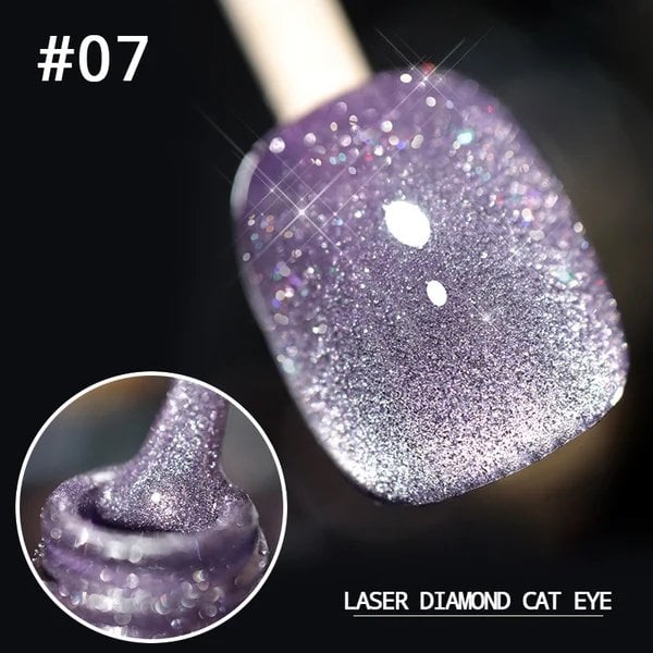 💅Laser Diamond Cat Eye Nail Polish💎
