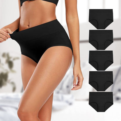 💥Buy 3 get 2 free💕Plus Size High-Waist Hip-Lifting Cotton Panties for Women