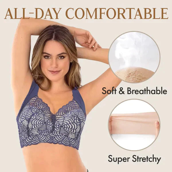 【⏰Buy 1 Get 2 Free⏰】🌸Mega Sale💐Ultimate Lift Stretch Full Shape Seamless Lace Bra