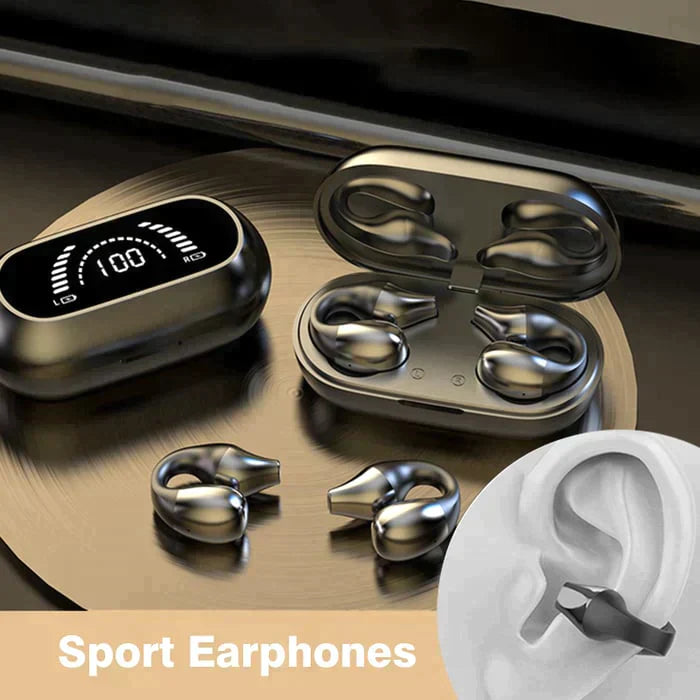 🔥2024 New Hot Sale 49% Off🔥Wireless Ear Clip Bone Conduction Headphones
