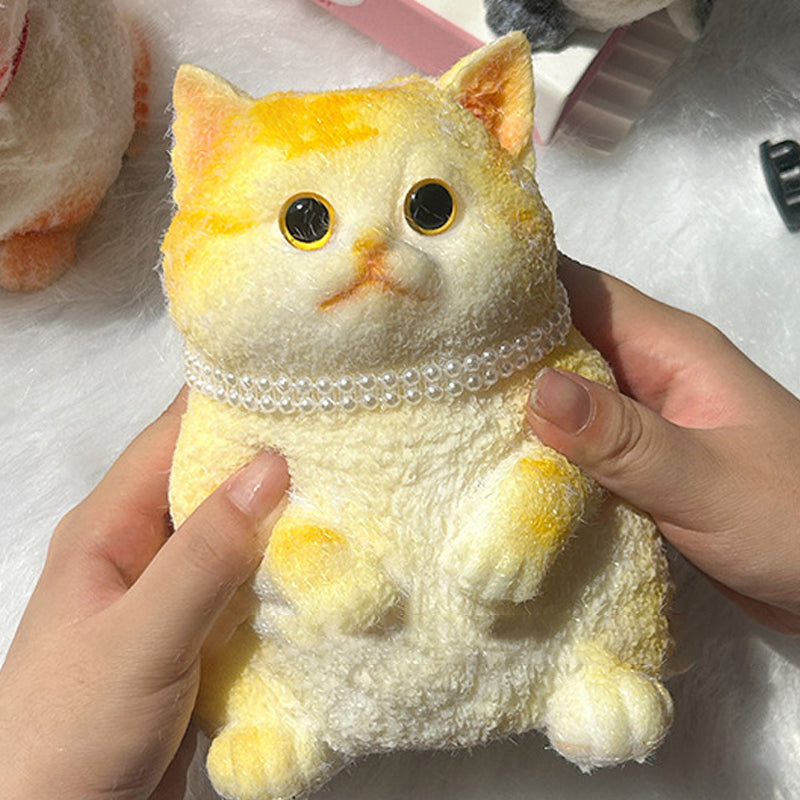 🎁😻Cute and soft cat-shaped toy💕(relieves stress)